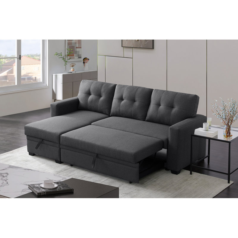 Ebern Designs Jinalyn 3 - Piece Upholstered Chaise Sectional Ebern Designs Jinalyn 3 - Piece Upholstered Chaise Sectional